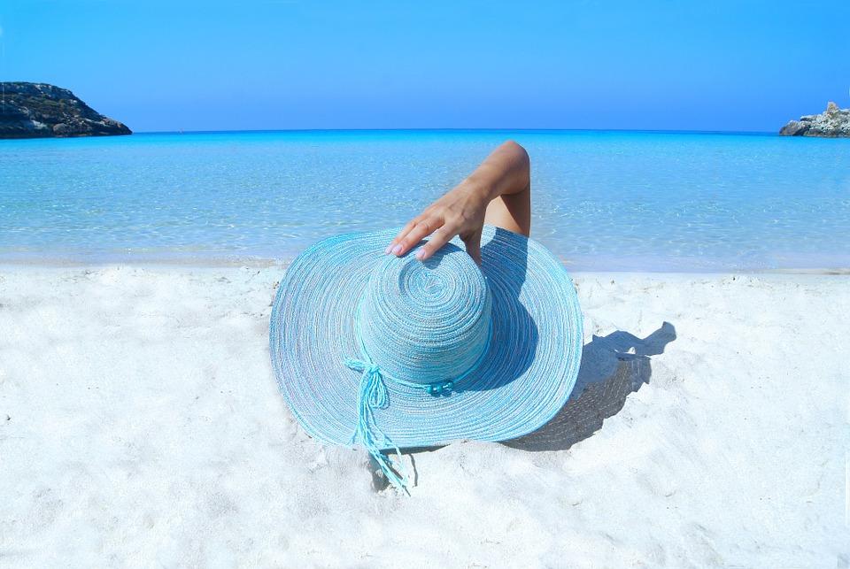 beach sun hat