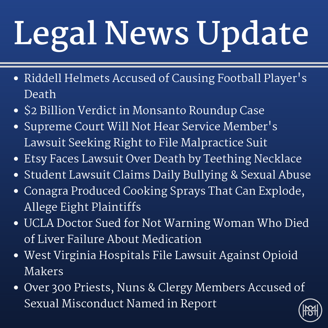 May legal news Update