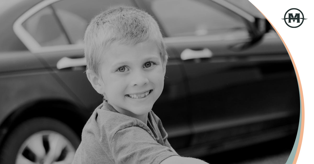 When can a child safely ride in the front seat